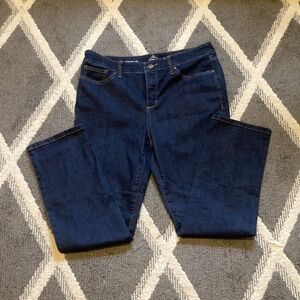 St John’s Bay Mid Rise Straight Leg Jeans Size 10S
